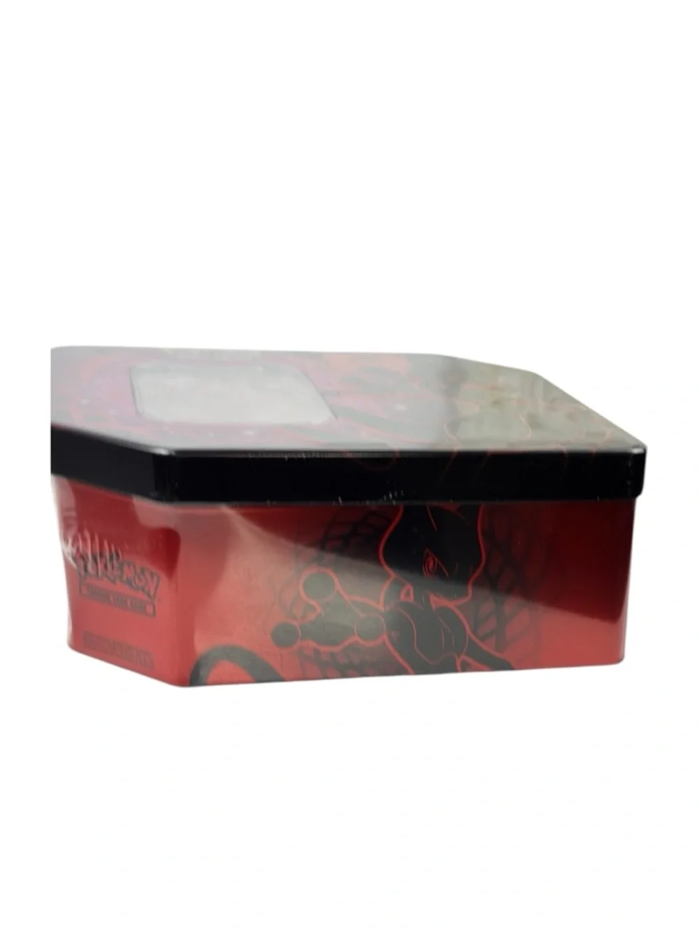 Pokemon Team Rocket Mewtwo GX Tin - Pink, Black, Red